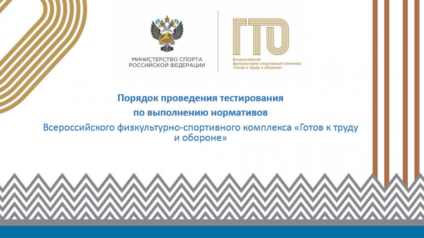 Порядок проведения тестирования