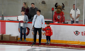 Откртие турнира по хоккею памяти А.В. Синецкого