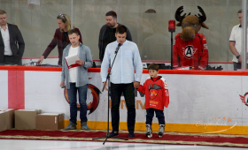 Откртие турнира по хоккею памяти А.В. Синецкого