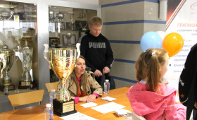 Стенд спортивной школы им. Александра Козицина