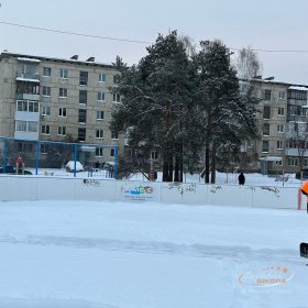 Открытие хоккейных кортов в Верхней Пышме