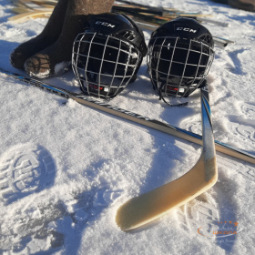 Школьная хоккейная лига на валенках